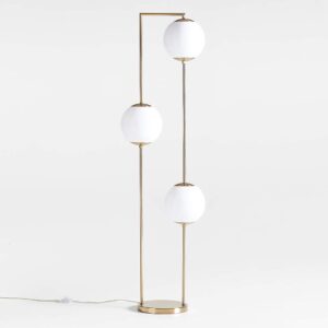 Floor Lamp With Polyester Shade